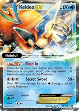 Keldeo EX Holofoil 45/113 LTR Pokemon HP picture