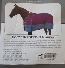 RED Professional's Choice PC1200 Denier Winter Turnout HORSE BLANKET NEW picture