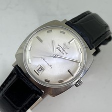 Vintage 1960’s Men’s WITTNAUER Automatic Stunning Silver Dial Serviced WARRANTY picture