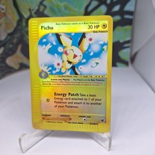 2002 Pokemon Expedition Pichu 22/165 Reverse Holo Rare HP picture