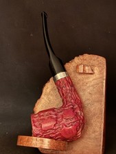 Morris Real Briar Straight Billiard Red Rustic Estate Pipe - Unsmoked picture