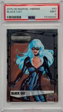 2015 Upper Deck Marvel Vibranium #60 Black Cat PSA 9 MINT picture