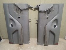 1994-1996 Ford Bronco F-150 F-250 F-350 LIGHT GREY  SHORT MANUAL Door Panels picture