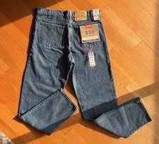 Vintage 90s Levi’s 550 Blank Orange Tab Jeans 34x34 NWT USA Made Relaxed Tapered picture