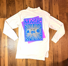 Early 90s Nutmeg Mills Orlando Magic (Extremely Rare) NBA Turtleneck T-Shirt picture