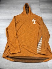 Tennessee Volunteers Shirt Mens XL Orange NCAA Football Nike Dri Fit Hooded picture