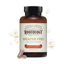 Rootology Breathe Free - Natural Nasal & Sinus Relief - Fast-Acting, Non-Drow US picture