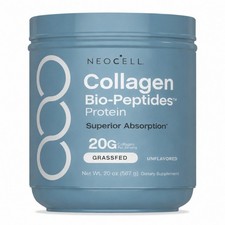 NeoCell Grass Fed Collagen Bio-Peptides Powder 20g Superior Absorption 20oz picture