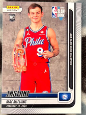 Mac McClung 2022-23 Panini Instant NBA #154 76ers Rookie Card RC Slam Dunk Champ picture