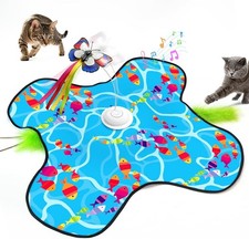 Hide and Seek Cat Toys  in-The-CoverUnpredicatable Moving Feather Interac picture