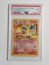 Pokemon 2021 Celebrations Classic Collection Charizard 4/102 Holo English PSA picture