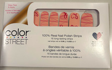 Color Street Nail Polish Strips Gloss Pink 16 Strips FDC277 0.035 oz picture