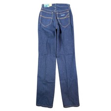 Maverick 70s Vintage High Rise Flare Jeans Juniors 9 Blue Cotton NWT Deadstock picture