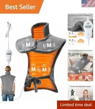 Wearable Vibrating Heating Pad for Neck, Shoulders & Back Pain Relief | 24