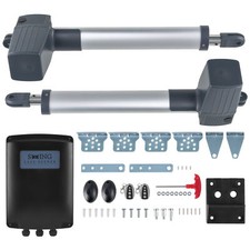 CO-Z Automatic Dual Swing Gate Opener with Remote Controls for 1300lb Gates picture
