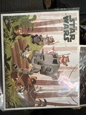 KOTOBUKIYA Artist Series Star Wars Battle Of  Endor The Little Rebels Print Only picture