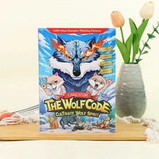 The-Wolf Code Cultivate Wolf Spirit Growth Mindset Children's Book English picture