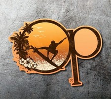 OP Ocean Pacific Vintage Retro Die Cut Sticker Waterproof Decal 4