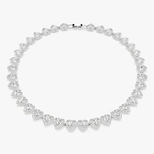 Swarovski Authentic Ariana Grande x Swarovski Tennis Necklace Heart White Crysta picture
