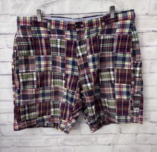 Brooks Brothers Men’s 40 Cotton Patchwork Madras Shorts Preppy Plaid Old Money picture