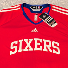 adidas Philadelphia 76ers NBA Clima365 Red Basketball Jersey Top 3XT Sixers picture