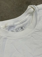 Men’s New Balance White T-Shirt Heavy Cotton Size: XL Blank White New Balance picture