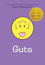 Guts: a Graphic Novel Library Edition Hardcover Raina Telgemeier picture