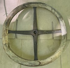 1910s- 1920s dodge brothers? 300692 steering wheel 2 piece wood picture