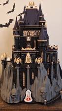 DRACULA'S CASTLE: 3D Printed Gothic Halloween Village Lighted Decor - 21