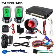 EASYGUARD 2 way car alarm system PKE keyless entry shock warning security alarm picture