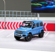 NZG 1/64 Mercedes Benz AMG G 63 4X4 2022 Blue SUV Diecast Car Model picture