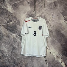 England 2007-2008 Home Soccer Jersey Lampard #8 size XL picture
