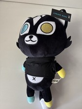 Krew District Plush Teddy Funneh - black Cat stuffed animal picture