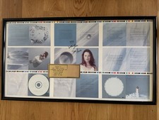 Tori Amos SIGNED “Under The Pink” 500,000 Sales Display- 99X Atlanta Framed RARE picture
