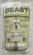Bowmar Beast Titanium Cut-On-Contact Broadheads 100 Grain 2.0