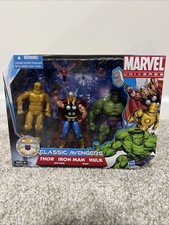 Hasbro Classic Avengers IRON MAN HULK THOR Action Figure 3 Pack Ant-Man Wasp picture