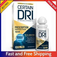 Certain Dri Clinical Antiperspirant Roll On 1.2 fl oz - 72 Hour Sweat Protection picture