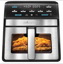 Gourmia GAF858 8-Qt Digital Air Fryer Window Light Open Box Complete READ******* picture