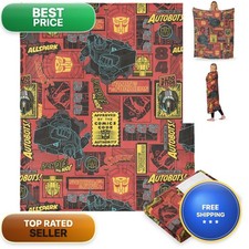 Northwest Hasbro Transformers, Calling All Autobots, Silk Touch Throw Blanket picture