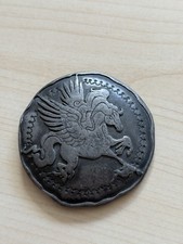Pegasus Vintage 1976 LA Venta Bloomington, Indiana Belt Buckle, Pewter. picture