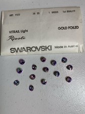 1122 - Swarovski Vintage Rivoli - vitrail light ss39 picture