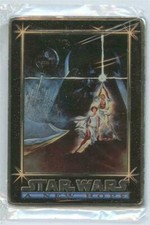 Star Wars A New Hope METAL Promo Card P1 1994 Metallic Images picture