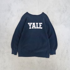 Vintage Yale Champion Reverse Weave Crewneck Sweatshirt Size XL 80s picture
