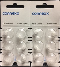 2 Packs Siemens Signia Rexton Miracle Ear 8mm Open Click Domes 6 Domes/pack picture