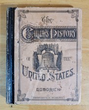 The Child's History Of The United States Woodrick Antique  School Book 1885 picture