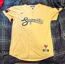 Nike Arizona Diamondbacks Serpientes Madison Bumgarner #40 Jersey Beige picture