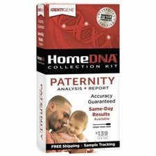 HOMEDNA Paternity Test Collection Kit Simple Cheek Swab Same Day Results picture