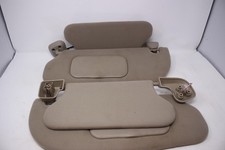 2007-2014 Ford Expedition Navigator Beige Driver & Passenger Side Sun Visors OEM picture