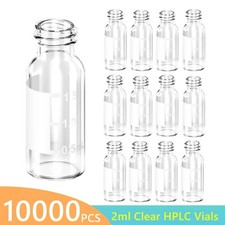 2mL Autosampler Transparent Vials No Cap Screw Top Graduation HPLC,100-10000pcs picture