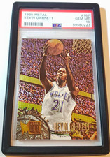 KEVIN GARNETT 1995-96 METAL UNIVERSE ROOKIE PSA 10💎 MINNESOTA TIMBERWOLVES 🔥 picture